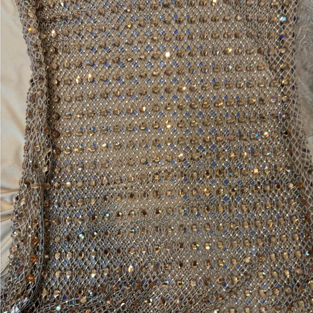 Brand New! Mew Mew Rhinestone Mesh Dress Size Medium - Picture 11 of 16